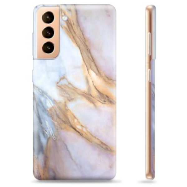 Samsung Galaxy S21+ 5G TPU-Skal - Elegant Marmor Animerad