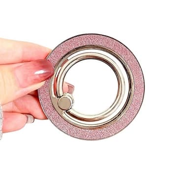 Glitter MagSafe Fidget Ring-stativ - Rosa Rosa