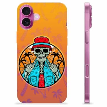 iPhone 16 Plus TPU-Skal - Skelett Sommar Animerad