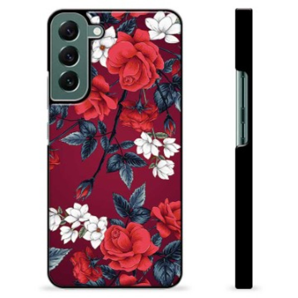 Samsung Galaxy S22+ 5G Skyddsskal - Vintage Blommor Animerad