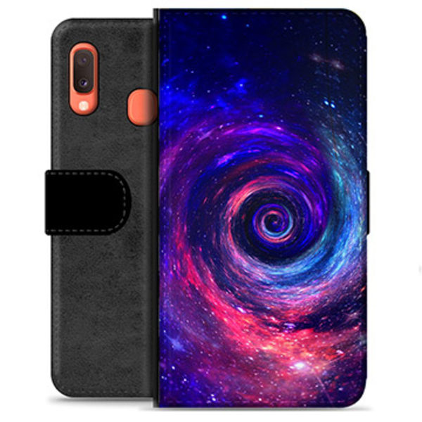 Samsung Galaxy A20e Premium Plånboksfodral - Galax Animerad