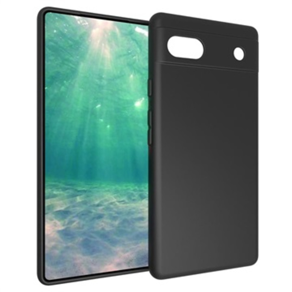 Anti-Halk Google Pixel 6a TPU-skal - Svart Svart