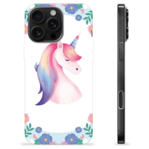 iPhone 16 Pro Max TPU-Skal - Enhörning Animerad