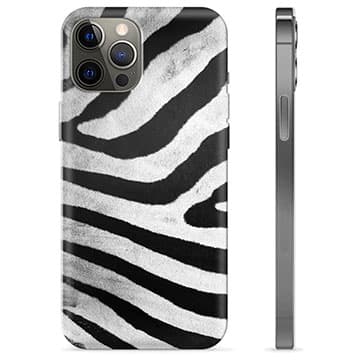 iPhone 12 Pro Max TPU-Skal - Zebra Animerad