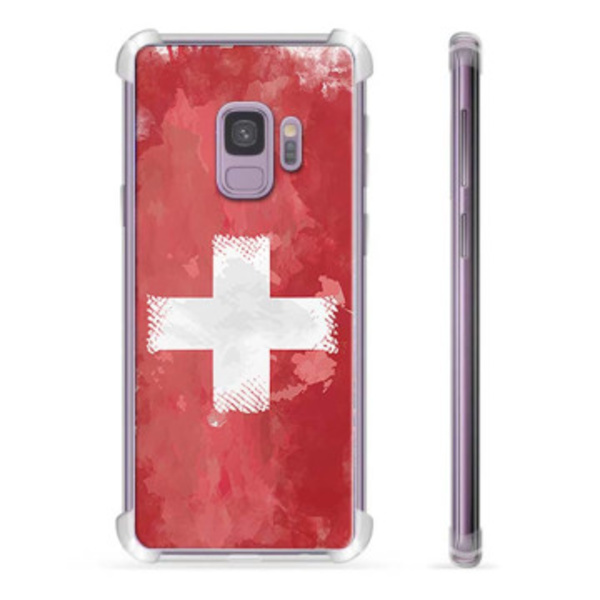Samsung Galaxy S9+ Hybridskal - Schweizisk Flagga Animerad
