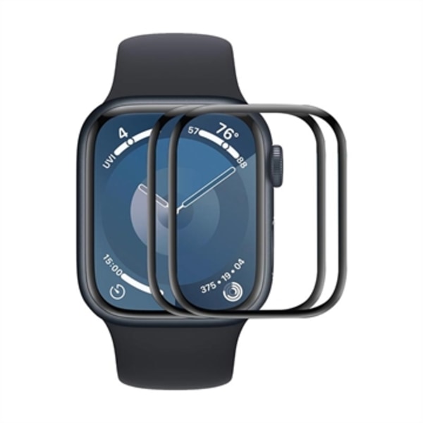 Apple Watch Series 10 Enkay 3D Härdat Glas Skärmskydd - 9H... Genomskinlig