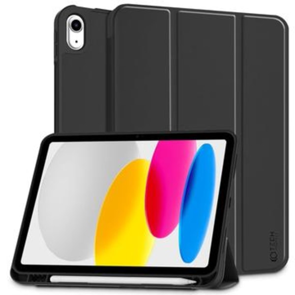 iPad 2022/2025 Tech-Protect SmartCase Pen Tri-Fold Folio... Svart