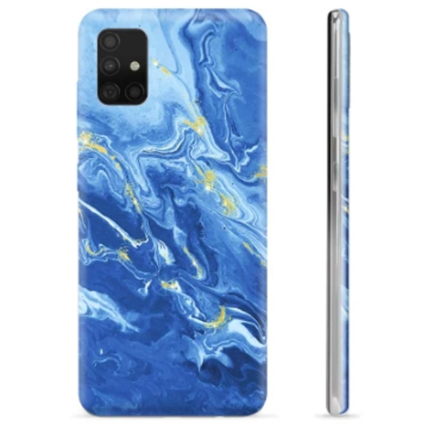 Samsung Galaxy A51 TPU-Skal - Färgrik Marmor Färgrik