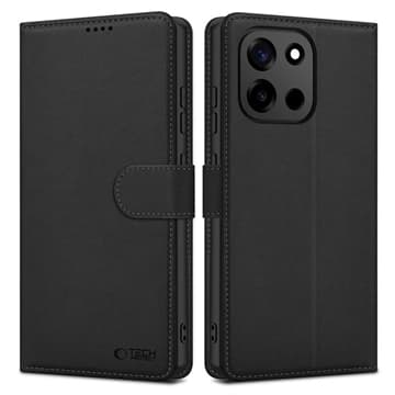 OnePlus Nord 6 Tech-Protect plånboksfodral med magnet och... Svart