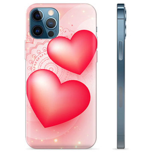 iPhone 12 Pro TPU-Skal - Kärlek Animerad