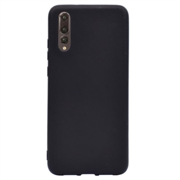 Anti-Fingeravtryck Matt Huawei P20 Pro TPU-skal - Svart Svart