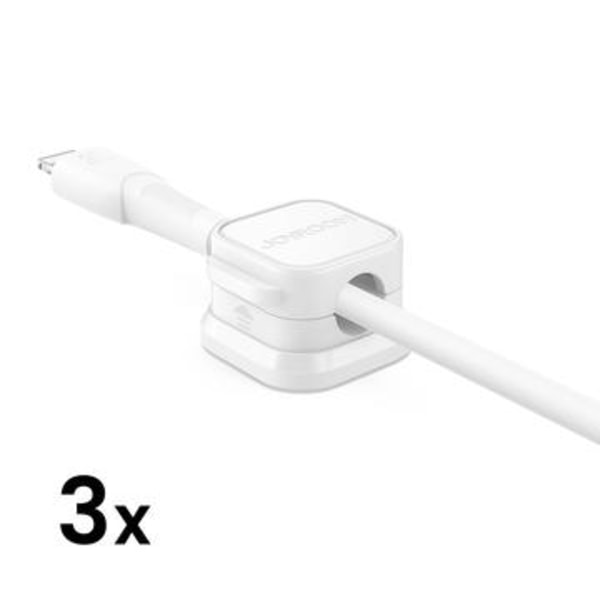 Joyroom JR-ZS368 Magnetisk kabelförvaring - 3 st. - Vit Vit