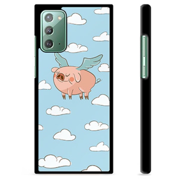 Samsung Galaxy Note20 Skyddsskal - Flygande Gris Animerad