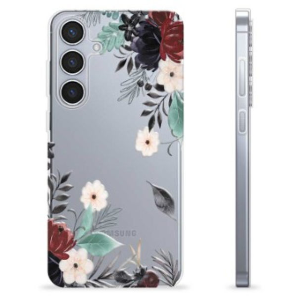 Samsung Galaxy S24+ TPU-Skal - Höstblommor Animerad