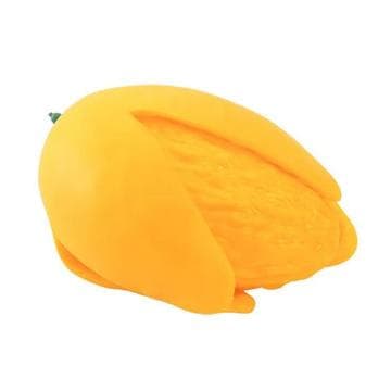 Skalbar mango-dumpling squishy leksak för barn och vuxna Gul