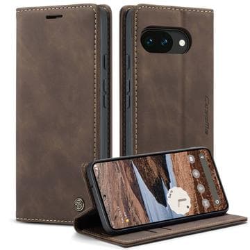 Google Pixel 10a Caseme 013 Series Plånboksfodral - Kaffe Brun