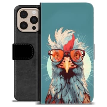 iPhone 16 Pro Max Premium Plånboksfodral - Höna Animerad