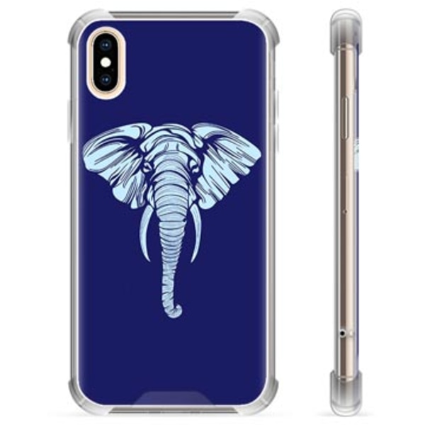 iPhone X / iPhone XS Hybridskal - Elefant Animerad