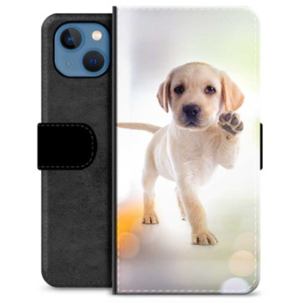 iPhone 13 Premium Plånboksfodral - Hund Animerad