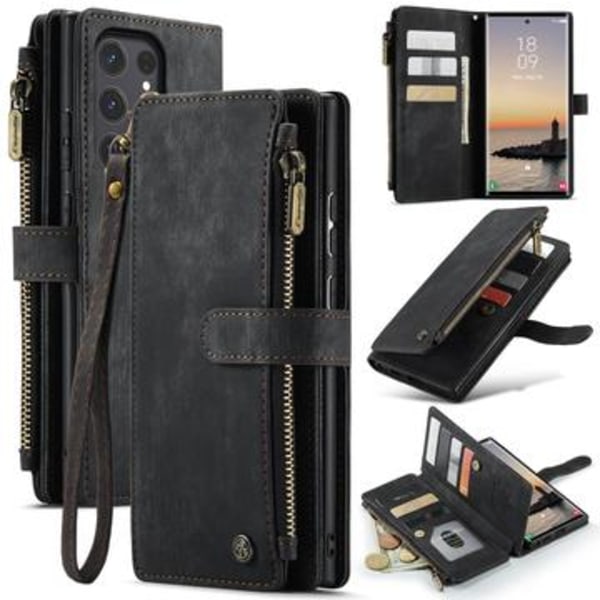 Samsung Galaxy S25 Ultra Caseme C30 Multifunktionell Plå... Svart