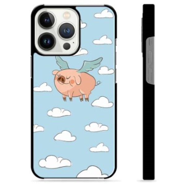 iPhone 13 Pro Skyddsskal - Flygande Gris Animerad
