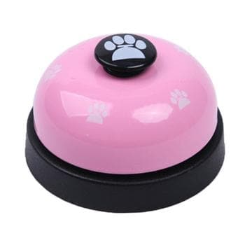 Middag Husdjur Klocka / Dörrklocka för Hund - Rosa Rosa