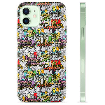 iPhone 12 TPU-Skal - Graffiti Animerad