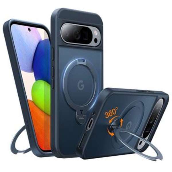 Google Pixel 9 Pro XL Torras Guardian Ostand MagSafe-Skal -... Svart