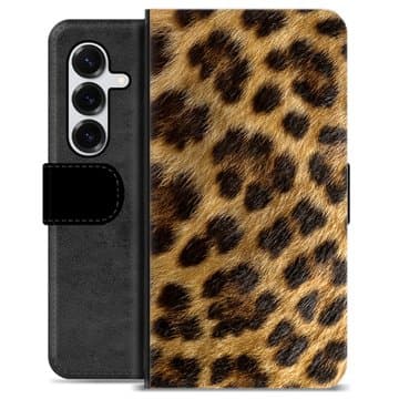 Samsung Galaxy S25+ Premium Plånboksfodral - Leopard Animerad