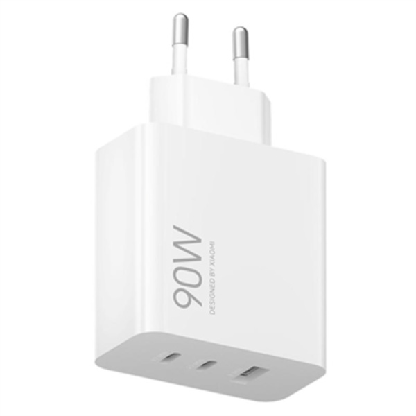 Xiaomi 90W HyperCharge 3-portars strömadapter - Vit Vit