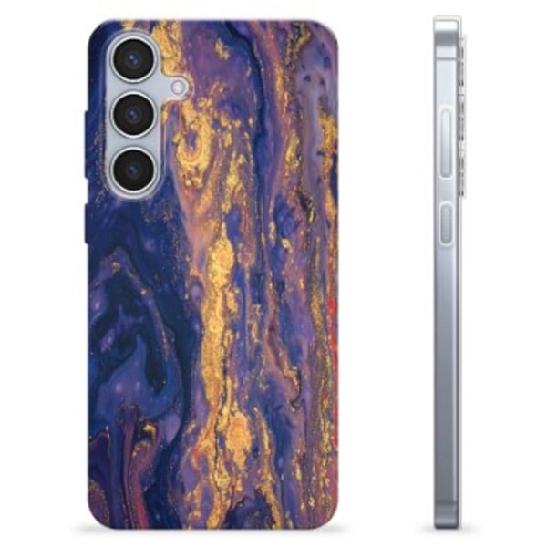 Samsung Galaxy S24+ TPU-Skal - Gyllene Skymning Färgrik