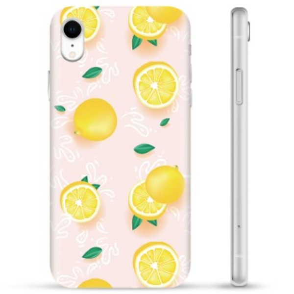 iPhone XR TPU-Skal - Citronmönster Animerad
