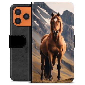 iPhone 17 Pro Max Premium Plånboksfodral - Häst Animerad