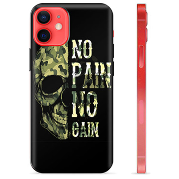 iPhone 12 mini TPU-Skal - No Pain, No Gain Animerad