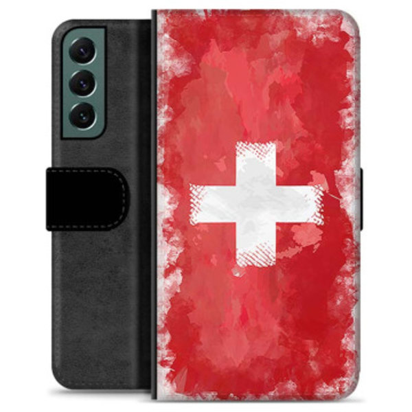 Samsung Galaxy S22+ 5G Premium Plånboksfodral - Schweizisk... Animerad
