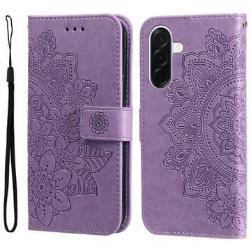 Samsung Galaxy A37 Mandala Series Plånboksfodral - Lila Lila