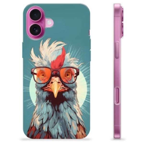 iPhone 16 Plus TPU-Skal - Höna Animerad