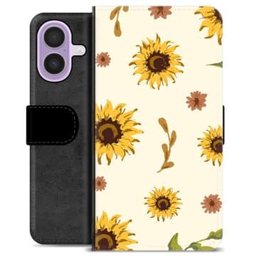 iPhone 17 Premium Plånboksfodral - Solrosor Animerad