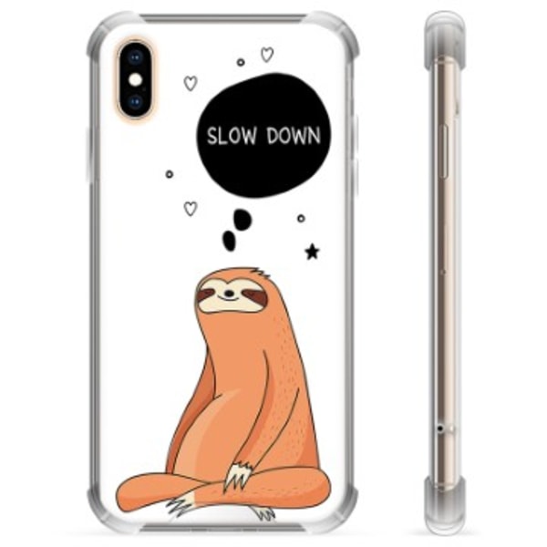 iPhone X / iPhone XS Hybridskal - Slow Down Animerad