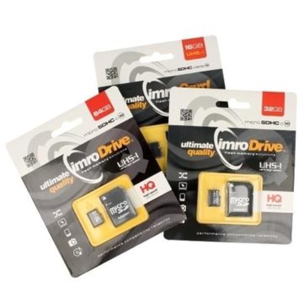 Imro MicroSD-minneskort med adapter - 64 GB