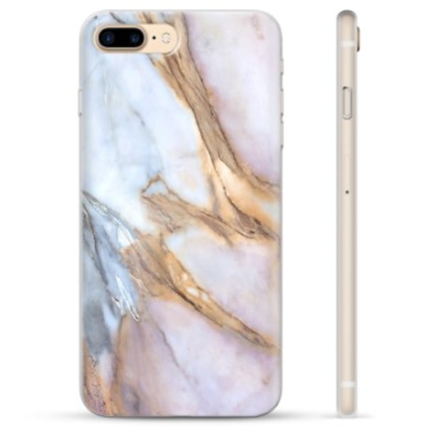 iPhone 7 Plus / iPhone 8 Plus TPU-Skal - Elegant Marmor Animerad