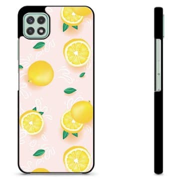 Samsung Galaxy A22 5G Skyddsskal - Citronmönster Animerad