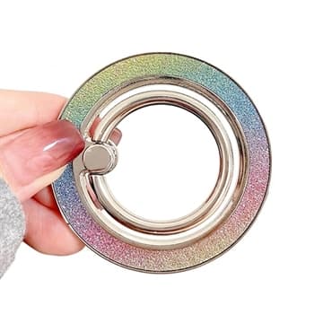 Glitter MagSafe Fidget Ring-stativ - Regnbåge Färgrik