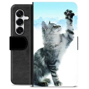 Samsung Galaxy S25+ Premium Plånboksfodral - Kat Animerad
