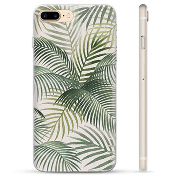 iPhone 7 Plus / iPhone 8 Plus TPU-Skal  - Tropisk Animerad