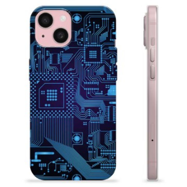 iPhone 15 TPU-Skal - Kretskort Animerad
