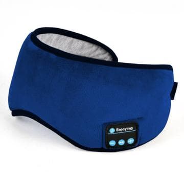 Bluetooth huvudband sömnmask / smart musikspelande ögonmask... Blå