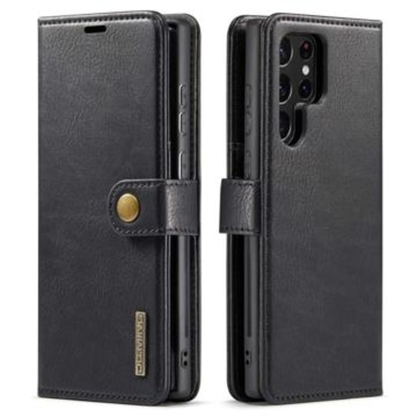 DG.Ming 2-i-1 Samsung Galaxy S23 Ultra 5G Löstagbar Läder... Svart