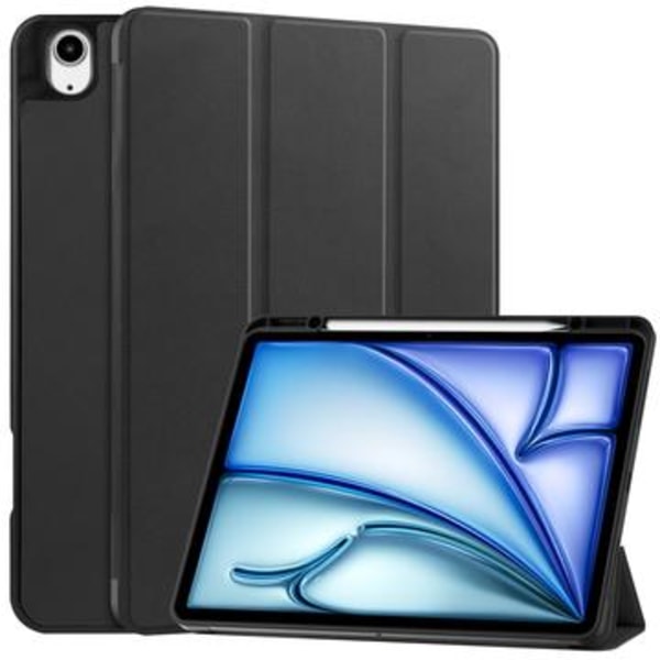 iPad Air 13 (2025) Tri-Fold Series Smart Folio Fodral - Svart Svart