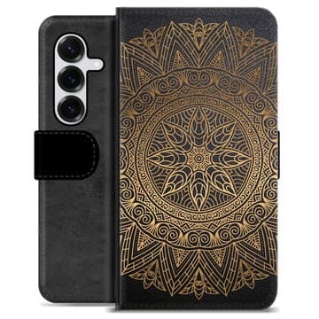 Samsung Galaxy S25+ Premium Plånboksfodral - Mandala Animerad